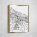 Upgrade Your 20x10 Inches 'Ocean Waves Abstract Wall Art' Canvas To 48x24 Inches main image 1
